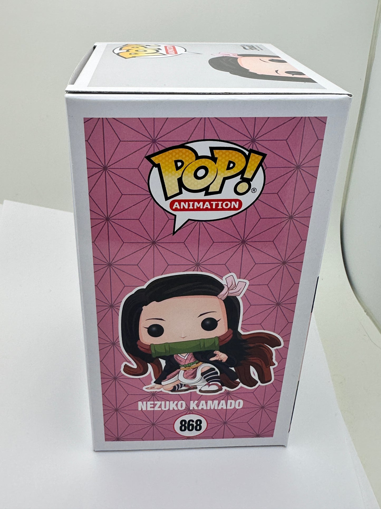 Funko POP! Animation: Demon Slayer - Nezuko Kamado Signed Abby Trott PSA #868 + PoP Protector