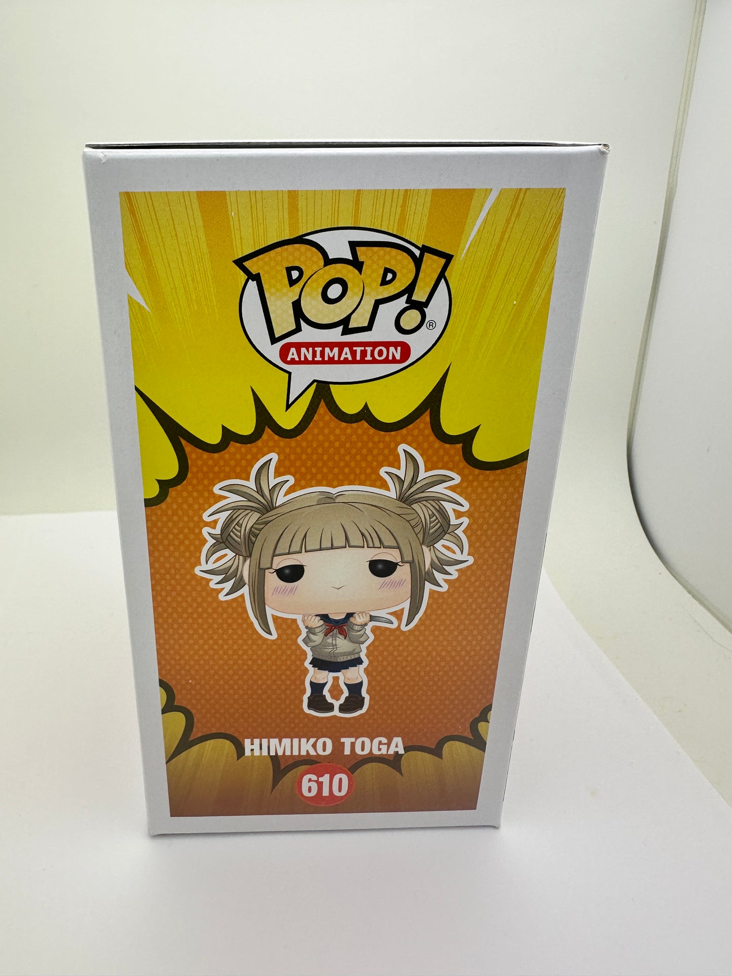 Leah Clark Signed Himiko Toga Funko Pop #610 Exclusive My Hero Academia PSA COA + PoP Protector