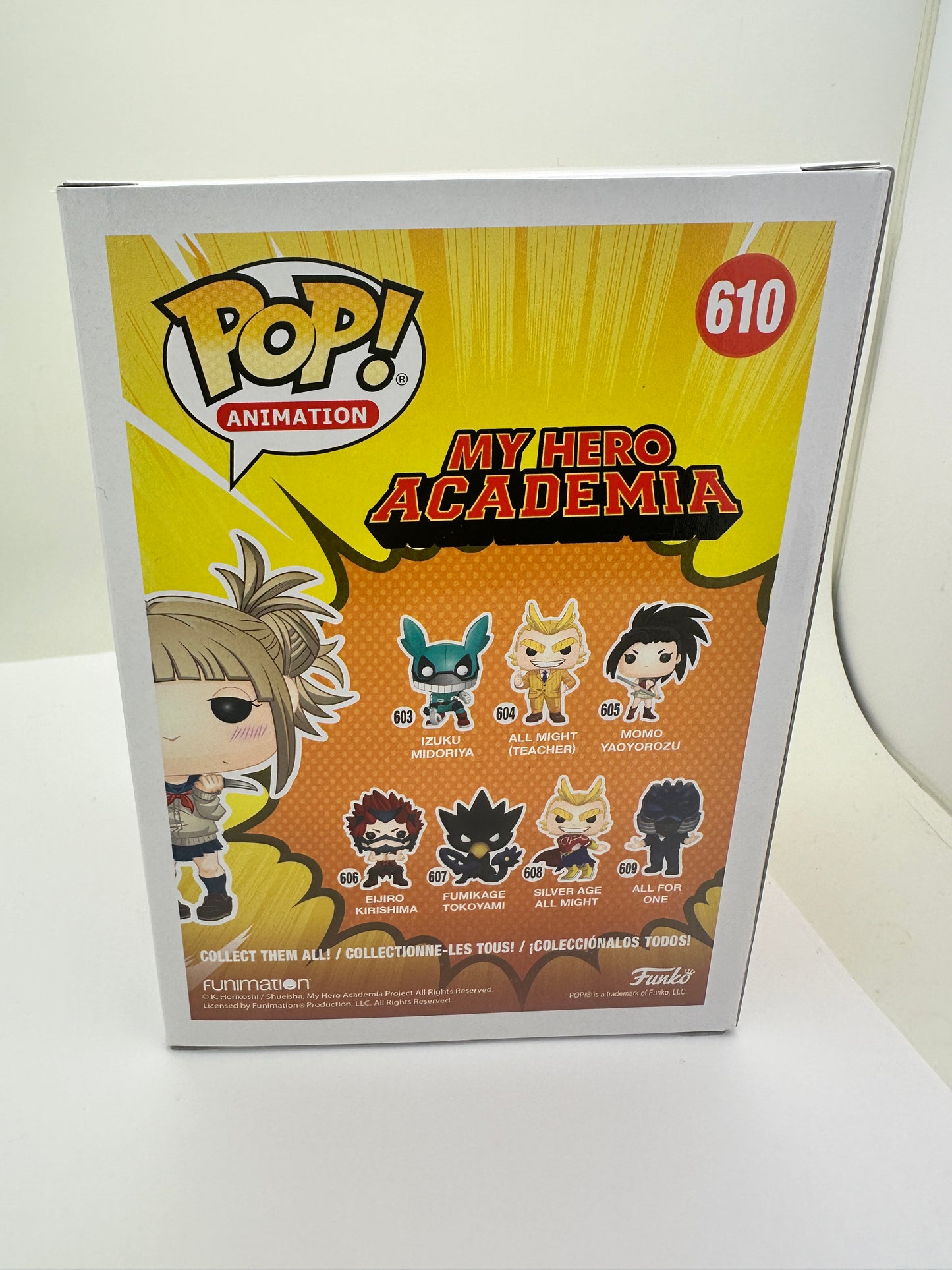 Leah Clark Signed Himiko Toga Funko Pop #610 Exclusive My Hero Academia PSA COA + PoP Protector