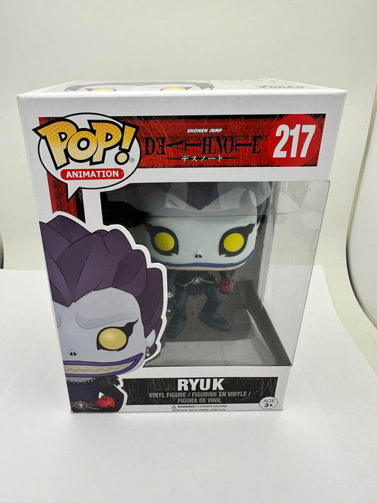 Death Note Ryuk Vinyl Funko POP Animation #217 Genuine Authentic Vaulted + PoP Protector