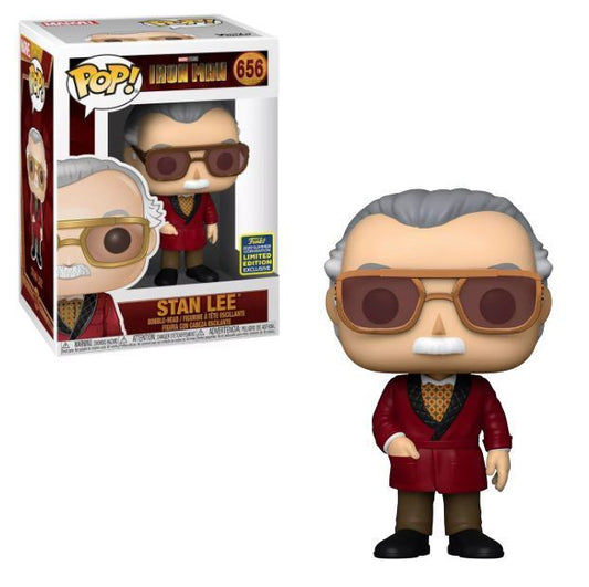 Funko Pop! Marvel Iron Man #656 - Stan Lee Funko 2020 Summer Convention Exclusive (VAULTED) + PROTECTOR!