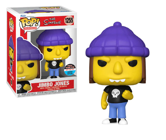 The Simpsons 1255 Jimbo Jones Toy Tokyo NYCC 2022 Pop Vinyl + PoP Protector