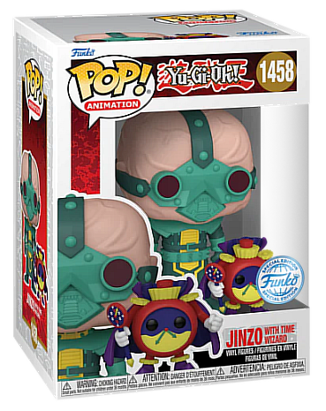 Jinzo With Time Wizard Subvariant title: Special Edition Exclusive 1458 + PoP Protector
