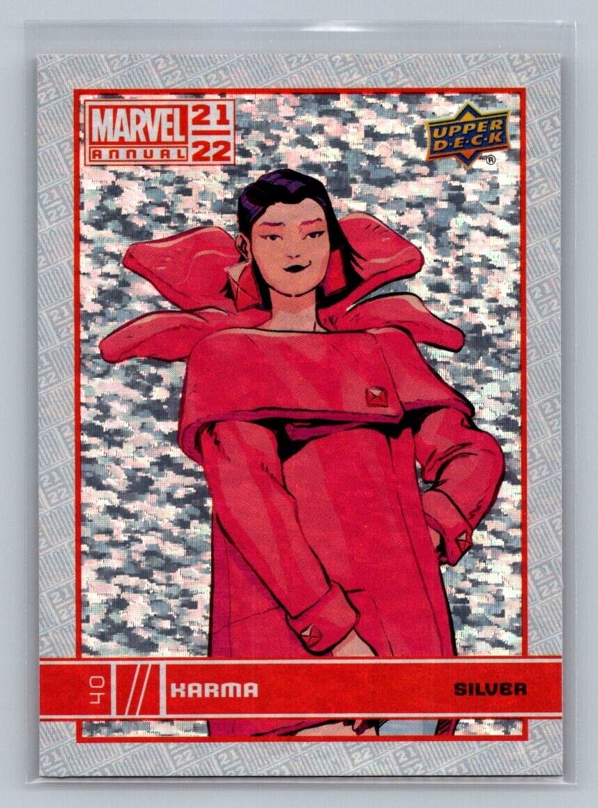 KARMA 2021-22 Upper Deck Marvel Annual Silver Sparkle #40