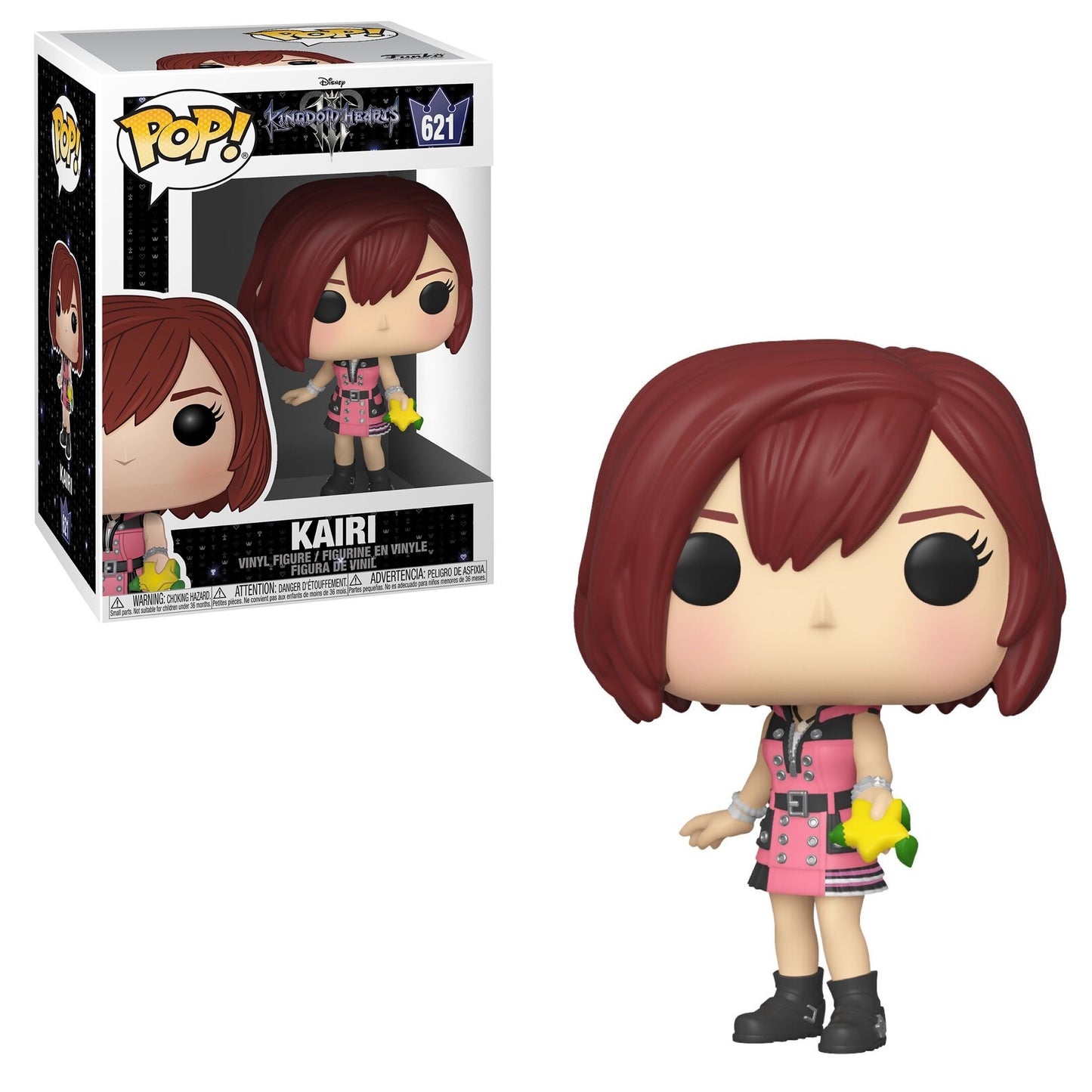 Funko POP! Disney: Kingdom Hearts 3 - Kairi with Hood #621 (shelf wear) + PoP Protector