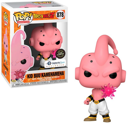 Funko Pop! Dragon Ball Z Kid Buu Kamehameha #878 Glow Chase Galactic Toys + PoP Protector