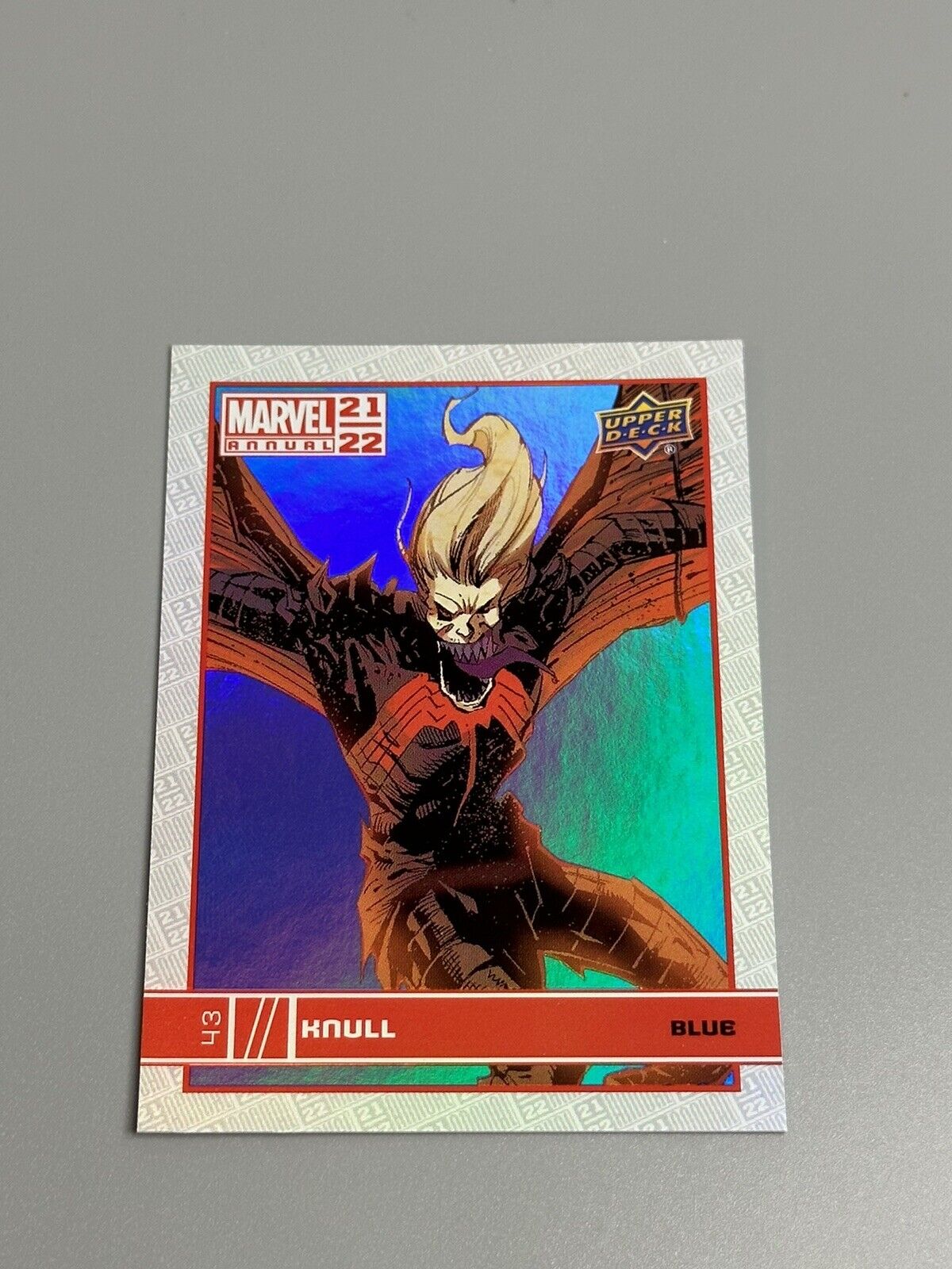 Knull 2021-22 Upper Deck Marvel Annual Blue Foil Parallel #43