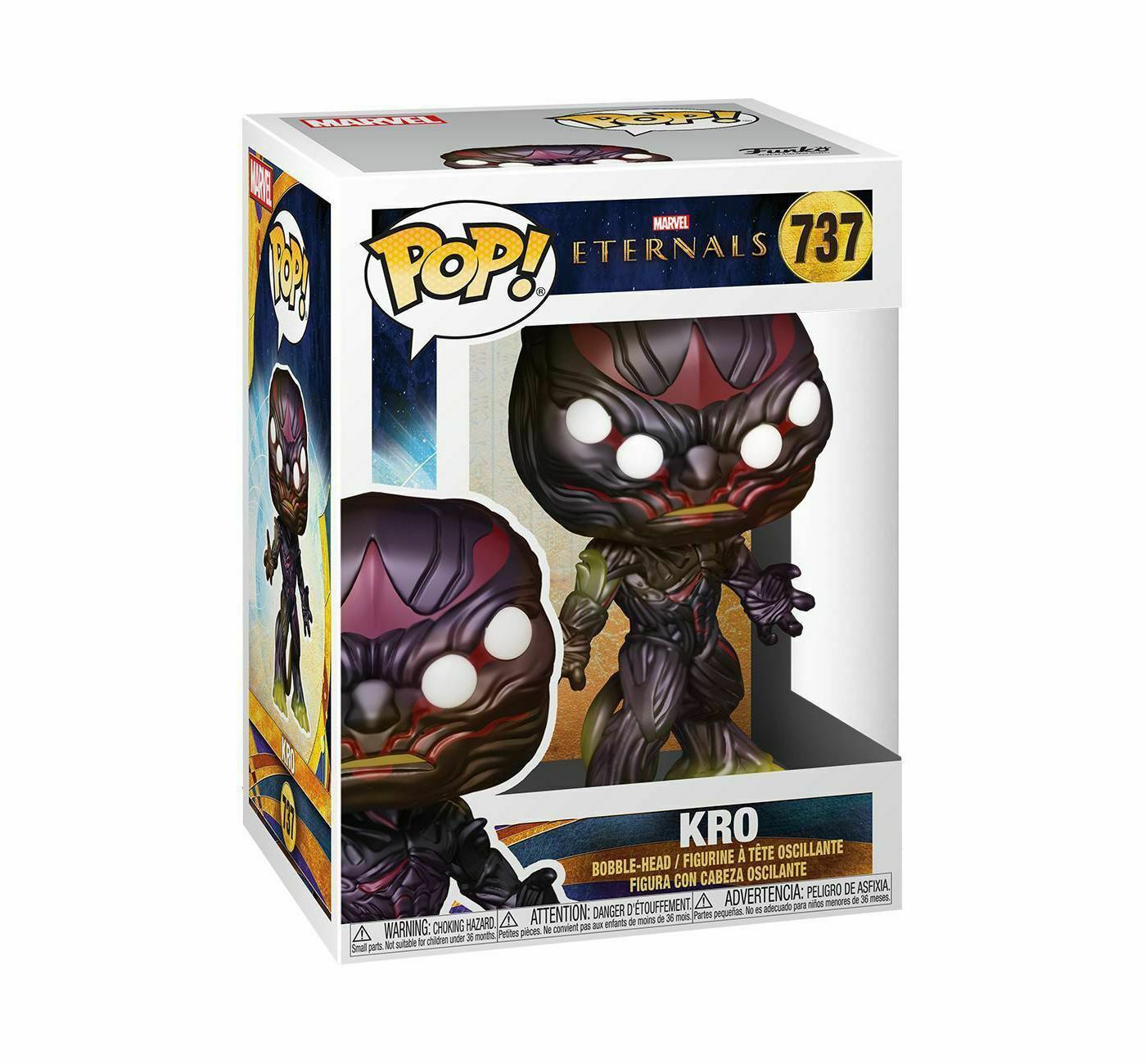 737 Funko Pop! Marvel: Eternals - Kro Vinyl Figure + PoP Protector