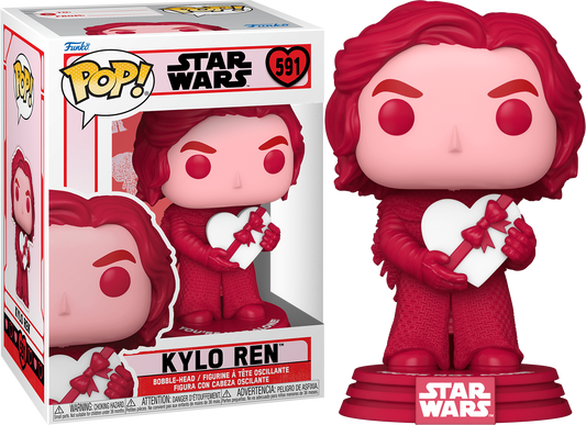 Funko Pop! Star Wars Valentines - Kylo Ren #591 + PoP Protector