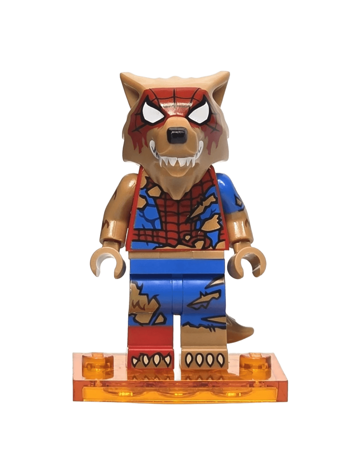 New Official Werewolf Spider-Man LEGO Minifigures Spider-Man Across the Spider-Verse 71050 (No Box mini figure)