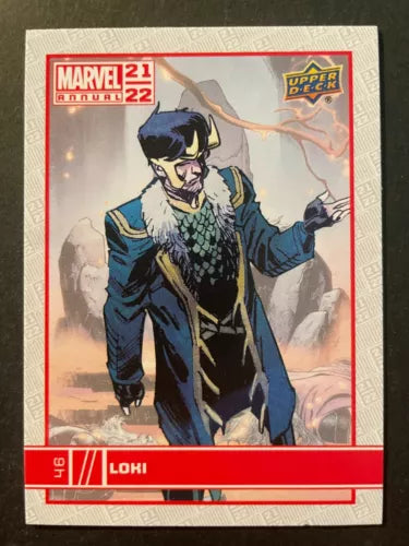 LOKI 2021-22 Upper Deck Marvel Annual Base Card #46
