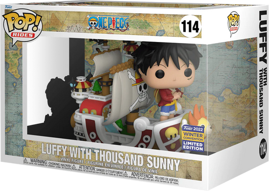 Funko POP! Animation: One Piece - Luffy With Thousand Sunny WINTER CONVENTION 2022 limited edition