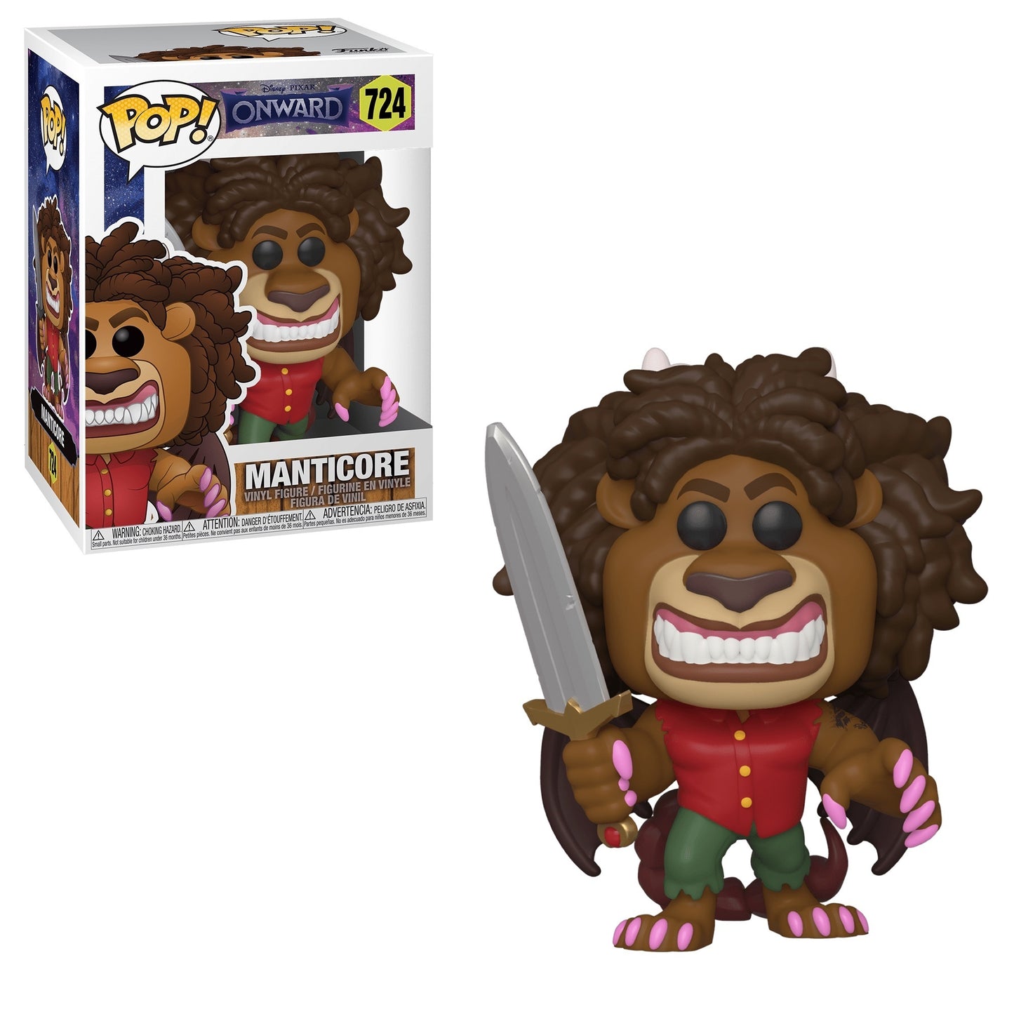 Funko Pop! Disney 724 Onward Manticore Pop Vinyl Figure + PoP Protector