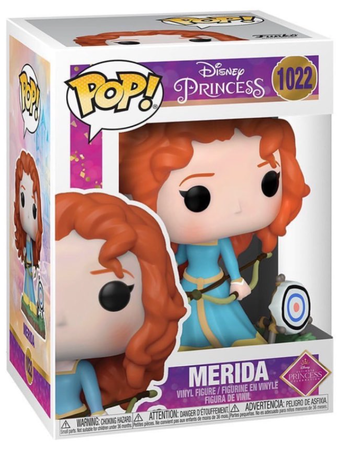 Pop! Disney Ultimate Princess Vinyl Figure Merida #1022 + PoP Protector