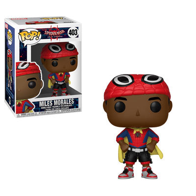 Funko Pop! Spider-Man Into The Spiderverse Miles Morales with Cape 403 + Free Protector (VAULTED)