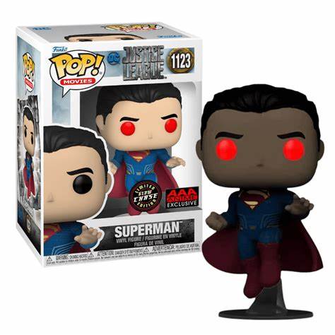 Funko POP! Movies: Justice League #1123 - Superman GITD AAA Anime Chase Exclusive + PROTECTOR!