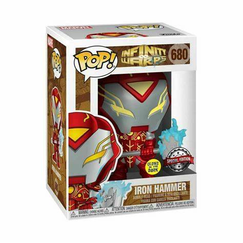 Funko POP! Infinity Warps #680 - Iron Hammer GITD Special Edition + PROTECTOR!