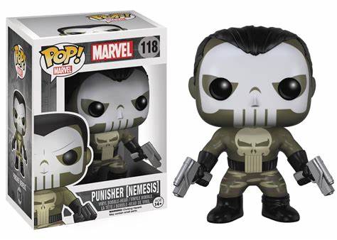 Funko POP! Marvel: Punisher Nemesis #118 + PROTECTOR!