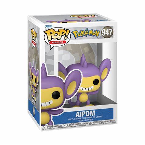 Funko POP! Games: Pokemon #947 Aipom + Protector!