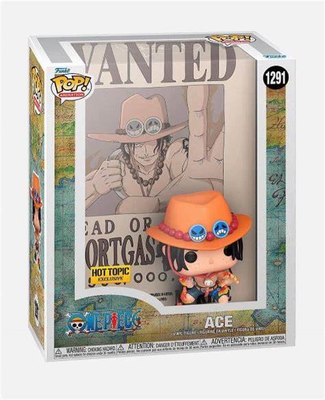 Funko POP! Animation: One Piece Hot topic Exclsuive ACE wanted poster