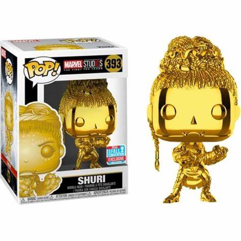 Funko POP! Marvel 10 years #393 - Shuri 2018 FALL CONVENOTION + protector!