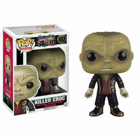 Funko POP! Heroes: Suicide Squad #102 - Killer Croc + PROTECTOR!