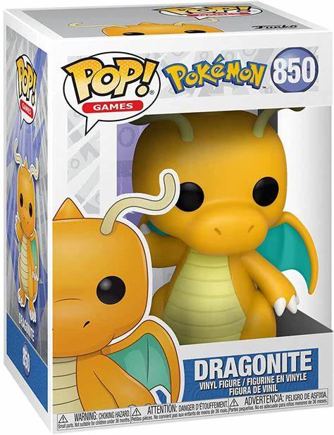 Funko POP! Games: Pokemon #850 Dragonite + Protector!