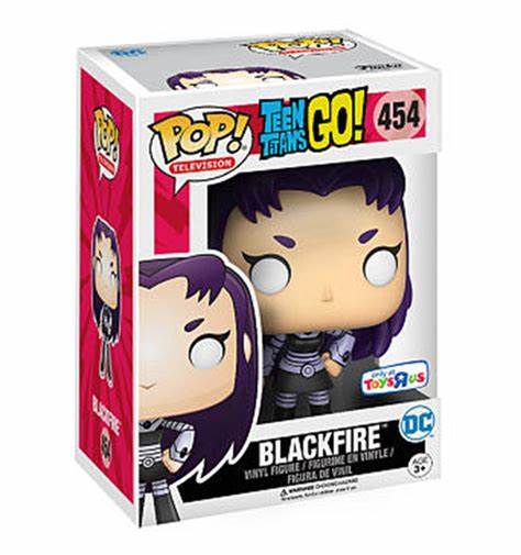 Funko POP! Teen Titans GO! 454 Blackfire Toys R US Exclusive + PROTECTOR! (Slight box ware)