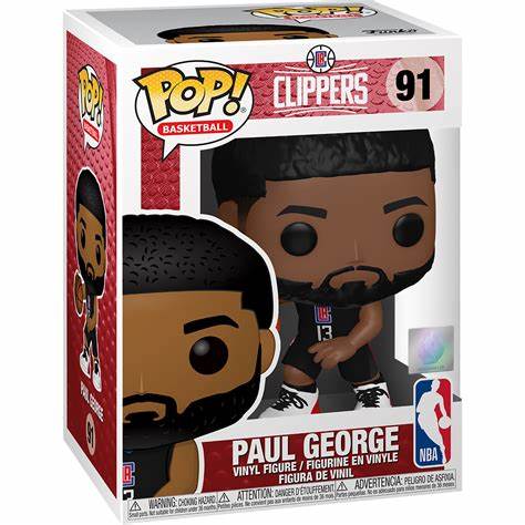 Funko POP! Basketball: Clippers #91 - Paul George + PROTECTOR!