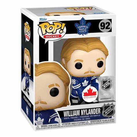 Funko POP! Hockey - Toronto Maple Leafs William Nylander Canada Exclusive + PROTECTOR!