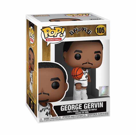 Funko POP! Basketball - Spurs #105 - George Gervin + PROTECTOR!