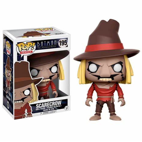 Funko POP! Heroes: Batman The Animated Series Scarecrow 195 (VAULTED) + PROTECTOR!