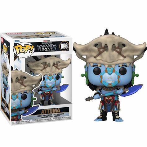 Funko POP! Marvel Black Panther: #1096 - Attuma + PROTECTOR!