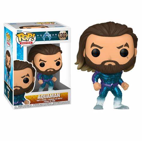 Funko POP! Movies: Aquaman #1302 + PROTECTOR!