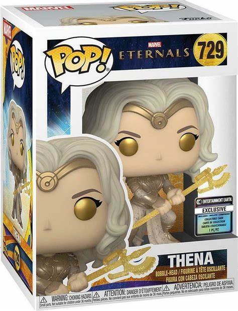 Funko POP! Marvel: Eternals #729 - Thena EE Exclusive + PROTECTOR!