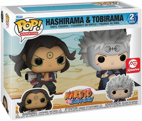 Funko POP! Animation: Naruto Shippuden - Hashirama & Tobirama 2 pack AE exclusive