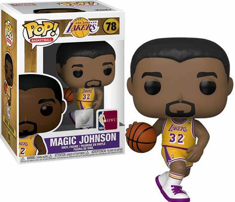 Funko POP! Basketball: Los Angeles Lakers #78- Magic Johnson + PROTECTOR!