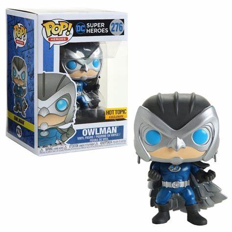 Funko POP! Heroes: DC #276 - Owl Man Hot Topic + PROTECTOR!