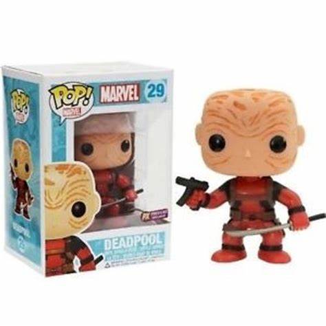 Funko POP! Marvel #29 - Deadpool Unmasked PX Previews + PROTECTOR! (box ware)