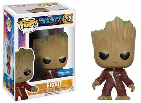 Funko POP! Guardians of the galaxy #212 - GROOT Walmart Exclusives + PROTECTOR!