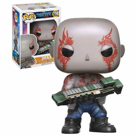 Funko POP! Marvel Guardians of the Galaxy Volume 2 - Drax 200 + PROTECTOR!