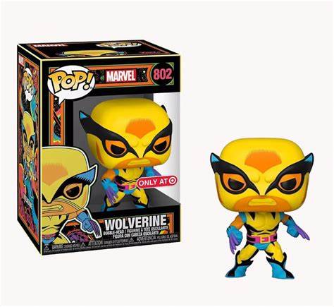 Funko POP! Marvel - Wolverine 802 Target Blacklight Exclusive (VAULTED) + PROTECTOR!