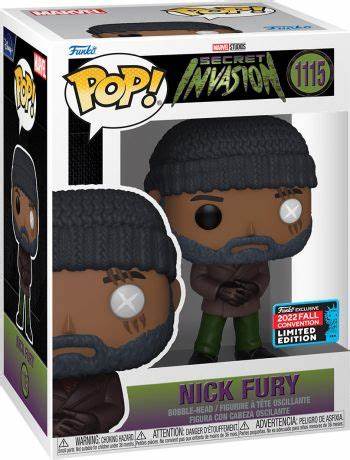 Funko POP! Secret Invasion #1115 - Nick Fury 2022 fall convention + PROTECTOR!