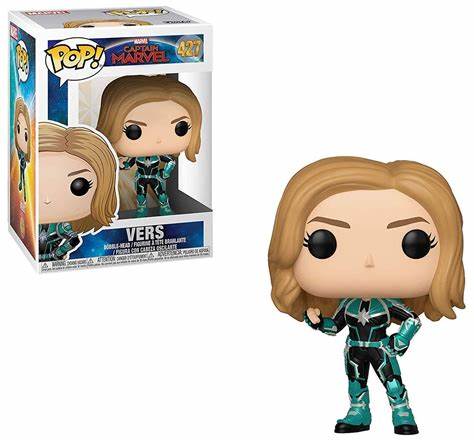 Funko POP! Captain Marvel #427 - Vers (VAULTED) + PROTECTOR!