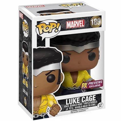 Funko POP! Marvel #189 Luke Cage PX exclusive + PROTECTOR!