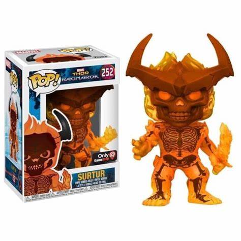 Funko POP! Marvel Thor Ragnarok #252 - Surtur Gamestop Exclusive + PROTECTOR!