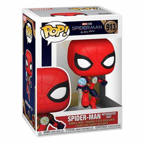 Funko Pop! Marvel - Spider-Man No Way Home #913 - Spider-Man Integrated Suit + PROTECTOR!