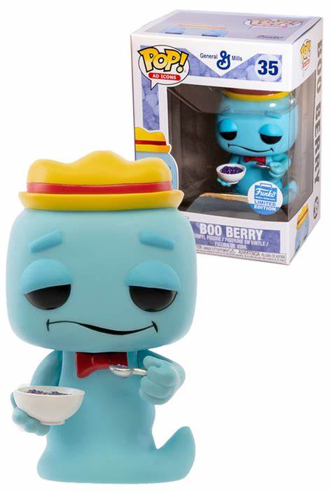 Funko POP! Ad Icons - General Mills #35 - Boo Berry Funko Limited exclusive + PROTECTOR!