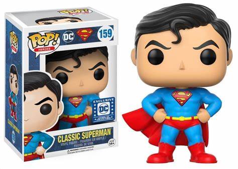 Funko POP! DC Heroes DC #159 - Classic Superman Exclusive + PROTECTOR!