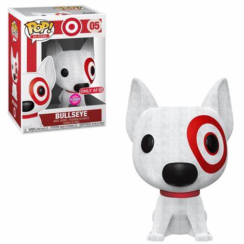 Funko POP! Ad Icons - Bullseye Flocked Target exclusive #05 + PROTECTOR!